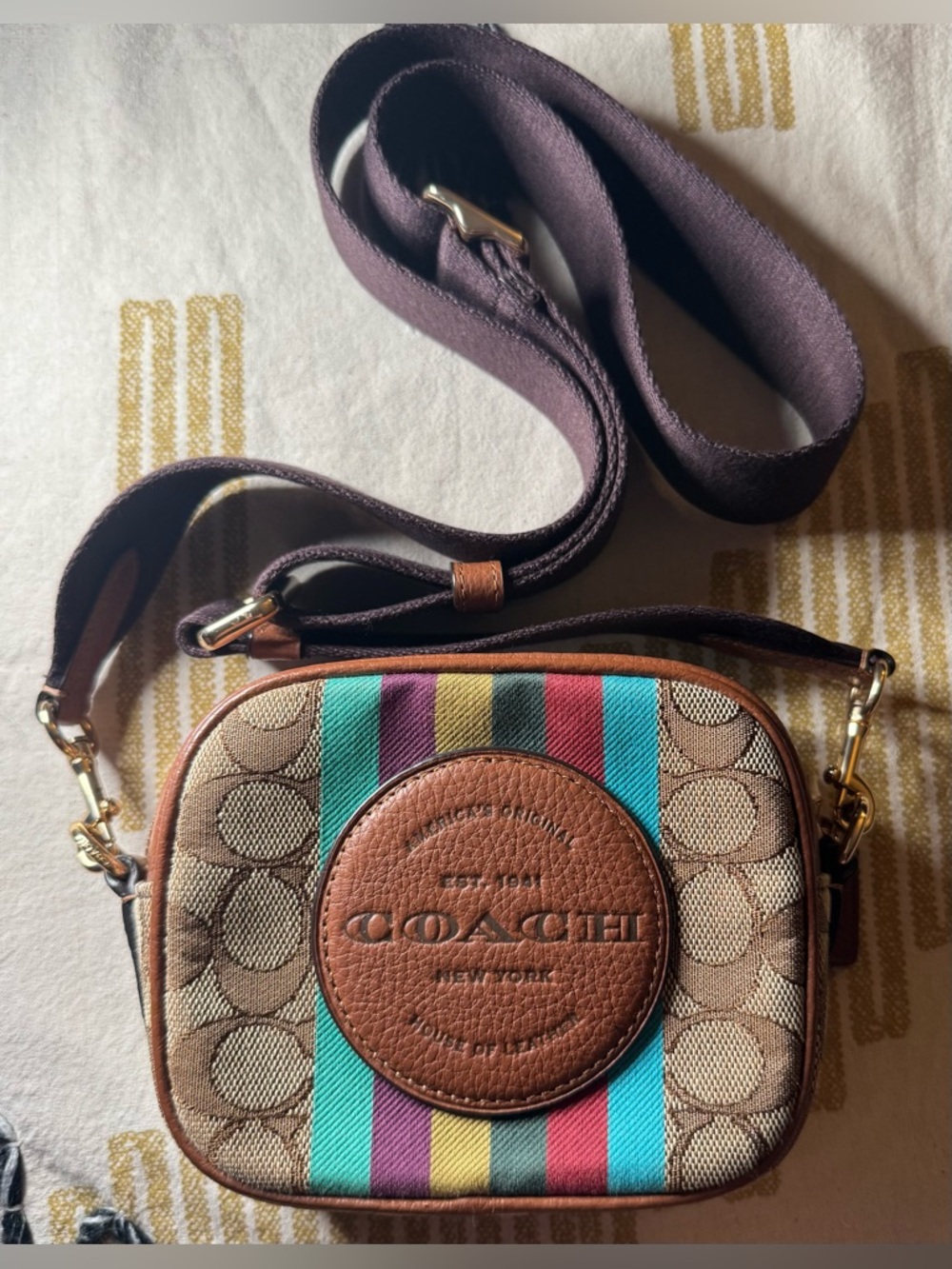 Coach Multi-Stripe Signature Crossbody